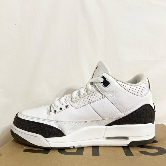 Jordan 3 Retro Mocha size 9 136064-122 2018 PRE-OWNED - Picture 4 of 10